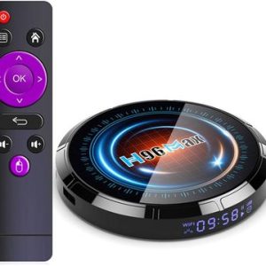 AMITVA Android TV Box 12.0, H96MAX 4GB RAM 64GB ROM Smart TV Box