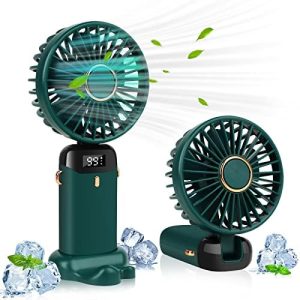 K8 Mini Rechargable Portable fan 10000mAh Digital Display