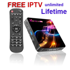X88PRO 14 MAX ANDROID 14 TV BOX WITH FREE IPTV