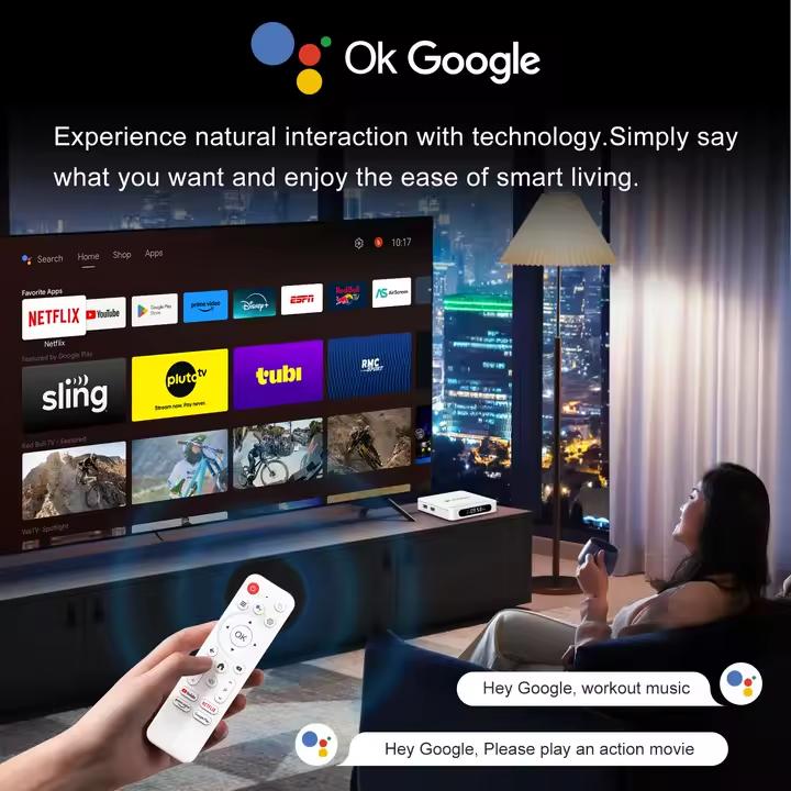 New Android 14.0 H96 Max H618 Plus Allwinner H618 HDR 8K Wifi6 BT5.4 Voice Assistant Media Player 8 withFREE worlwide Channels - Image 6