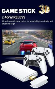 Newest M15 Game Stick Lite 4K Built-In More Than 20000 Games Retro Game Console for PS1 GBA FC Wireless Controller - Image 2